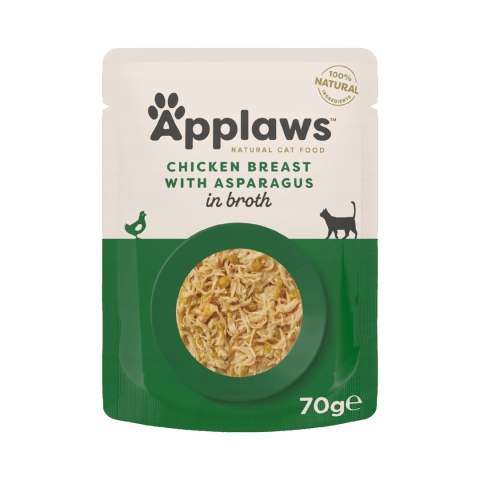 Applaws APPLAWS CAT Kurczak i szparagi w rosole 70g Applaws APPLAWS CAT Kurczak i szparagi w rosole 70g