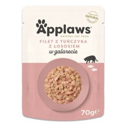 Applaws APPLAWS CAT Tuńczyk z Łososiem w galaretce - karma dla kota w saszetce - 70g
