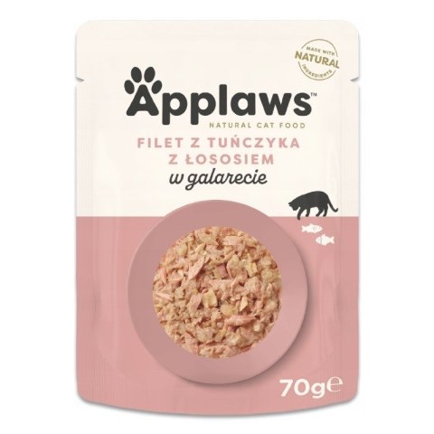 Applaws APPLAWS CAT Tuńczyk z Łososiem w galaretce - karma dla kota w saszetce - 70g Applaws APPLAWS CAT Tuńczyk z Łososiem w galaretce - karma dla kota w saszetce - 70g