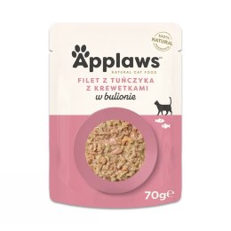 Applaws Applaws Cat Pouch Tuna Fillet with Pacific Prawn 70g
