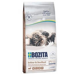 BOZITA BOZITA Indoor & Sterilised Grain free Reindeer - sucha karma dla kotów wysterylizowanych - 10kg