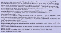 Bosch Karma Bosch Fish & Potato dla psów dorosłych 3kg