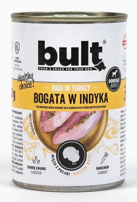 Bult BULT Puszka bogata w indyka 800g Bult BULT Puszka bogata w indyka 800g
