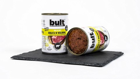Bult BULT mielonka bogata w wołowinę puszka dla psa 400g Bult BULT mielonka bogata w wołowinę puszka dla psa 400g