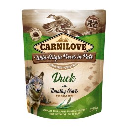 CARNILOVE CARNILOVE DOG POUCH DUCK&TIMOTHY GRASS 300G