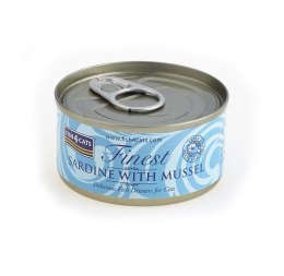 FISH4DOGS Fish4Cats Finest Sardynka z Omułkiem Zielonym 70g