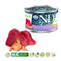 Farmina FARMINA N&D Cat Natural Tuńczyk&Krewetki - mokra karma dla kota - 140 g