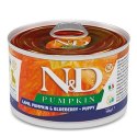Farmina FARMINA N&D Dog Lamb, pumpkin, blueberry Mini Puppy - mokra karma dla szczeniąt - 140 g