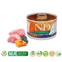 Farmina FARMINA N&D Dog Lamb, pumpkin, blueberry Mini Puppy - mokra karma dla szczeniąt - 140 g