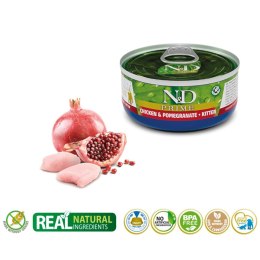 Farmina FARMINA N&D Prime Chicken & Pomegranate Kitten - mokra karma dla kociąt - 70 g