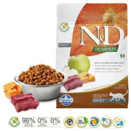Farmina FARMINA N&D Pumpkin Cat Venison and Apple Adult - sucha karma dla kota - 300 g