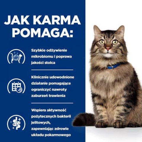 Hill's HILL'S Prescription Diet Gastrointestinal Biome Feline z kurczakiem - sucha karma wspomagająca trawienie dla kota - 1,5 kg Hill's HILL'S Prescription Diet Gastrointestinal Biome Feline z kurczakiem - sucha karma wspomagająca trawienie dla kota - 1,5 kg