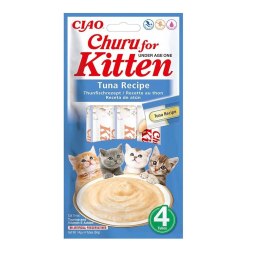 INABA INABA CAT CHURU KITTEN TUNA 4x14g (56g)