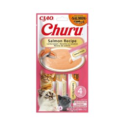 INABA INABA CAT CHURU SALMON RECPIE przysmak dla kota 4x14g (56g)