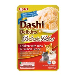 INABA INABA CAT DASHI DELIGHTS FLAKES CHICK.TUN&SALM 40g