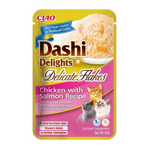 INABA INABA CAT DASHI DELIGHTS FLAKES CHICKEN SALMON 40g