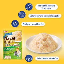 INABA INABA CAT DASHI DELIGHTS FLAKES CHICKEN SALMON 40g