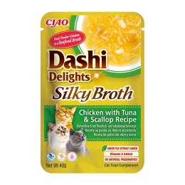 INABA INABA CAT DASHI DELIGHTS SILKY CHICK.TUN&SCAL 40g