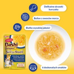 INABA INABA CAT DASHI DELIGHTS SILKY CHICK.TUN&SCAL 40g