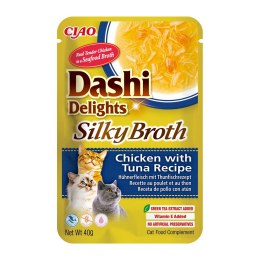 INABA INABA CAT DASHI DELIGHTS SILKY CHICKEN TUNA 40g