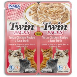 INABA INABA CAT TWIN TUNA & CHICKEN 2x40g