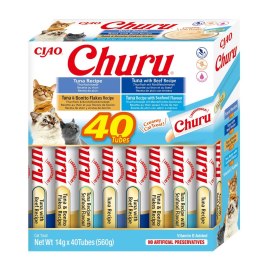 INABA INABA CHURU Varietes Tuńczyk Owoce m- kot 40x14 g