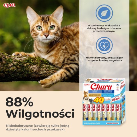 INABA INABA CHURU Varietes Tuńczyk Owoce m- kot 40x14 g INABA INABA CHURU Varietes Tuńczyk Owoce m- kot 40x14 g
