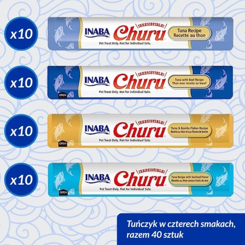 INABA INABA CHURU Varietes Tuńczyk Owoce m- kot 40x14 g INABA INABA CHURU Varietes Tuńczyk Owoce m- kot 40x14 g