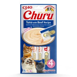 INABA INABA CHURU tuńczyk/wołowina przysmak kot 4x14g