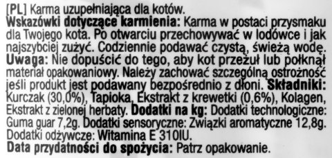 INABA Przysmak CHURU Kurczak z krewetkami dla kota 4x14g INABA Przysmak CHURU Kurczak z krewetkami dla kota 4x14g