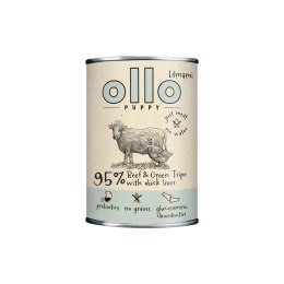 OLLO Ollo Puppy Umami Woł. żwacze z Kaczą Wątrobą 400g