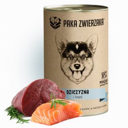 PAKA ZWIERZAKA Paka Zwierzaka Dziczyzna i łosoś 400g