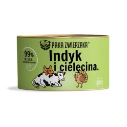 PAKA ZWIERZAKA Paka Zwierzaka Indyk z cielęciną 200g