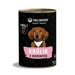 PAKA ZWIERZAKA Paka Zwierzaka Seventh Heaven Królik i wołowina 400g