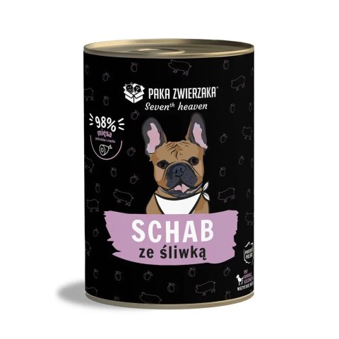 PAKA ZWIERZAKA Paka Zwierzaka Seventh Heaven Schab ze śliwką 400g PAKA ZWIERZAKA Paka Zwierzaka Seventh Heaven Schab ze śliwką 400g