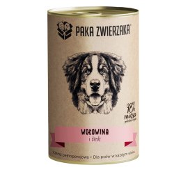 PAKA ZWIERZAKA Paka Zwierzaka Wołowina i śledź 400g