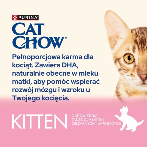 PURINA NESTLE PURINA CAT CHOW Kitten Chicken - sucha karma dla kociąt - 1,5 kg PURINA NESTLE PURINA CAT CHOW Kitten Chicken - sucha karma dla kociąt - 1,5 kg