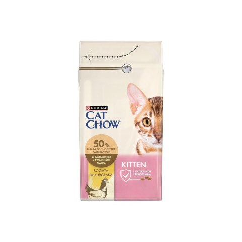 PURINA NESTLE PURINA CAT CHOW Kitten Chicken - sucha karma dla kociąt - 1,5 kg PURINA NESTLE PURINA CAT CHOW Kitten Chicken - sucha karma dla kociąt - 1,5 kg