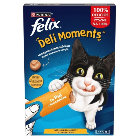 PURINA NESTLE PURINA FELIX Deli Moments Chicken 4x10g PURINA NESTLE PURINA FELIX Deli Moments Chicken 4x10g
