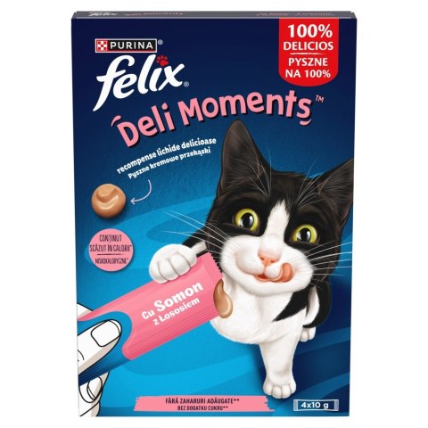 PURINA NESTLE PURINA FELIX Deli Moments Salmon 4x10g PURINA NESTLE PURINA FELIX Deli Moments Salmon 4x10g