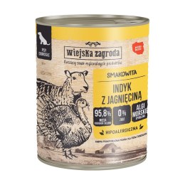 Wiejska zagroda Wiejska Zagroda Indyk z jagnięciną - mokra karma dla psa - 800g