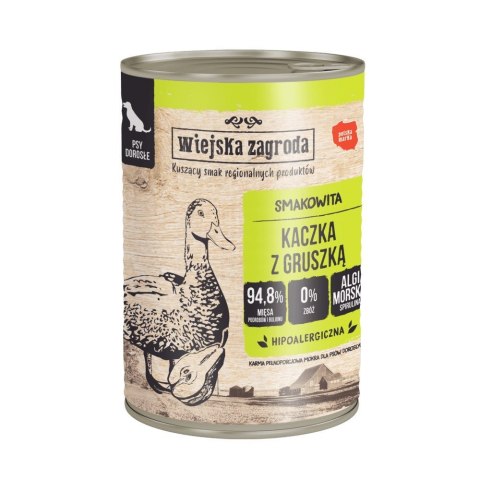 Wiejska zagroda Wiejska Zagroda Kaczka z gruszką 400 g Wiejska zagroda Wiejska Zagroda Kaczka z gruszką 400 g