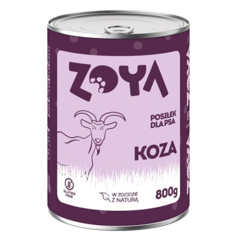 ZOYA ZOYA Koza - puszka - Karma mokra dla psów - 800g ZOYA ZOYA Koza - puszka - Karma mokra dla psów - 800g