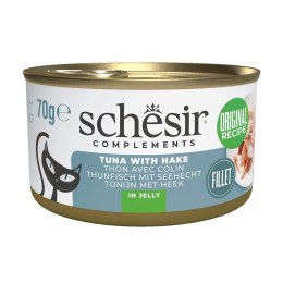 Agras Pet Foods SCHESIR Adult w Galarecie Tuńczyk Morszczuk 70g