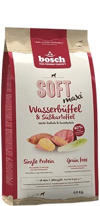 Bosch BOSCH SOFT MAXI Bawół Wodny Bataty - sucha karma dla psów - 12,5kg