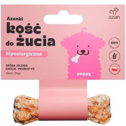 Brit AZANKI Kość hipoalergiczna ze skóry jelenia z królikiem i probiotykiem PUPPY 10cm