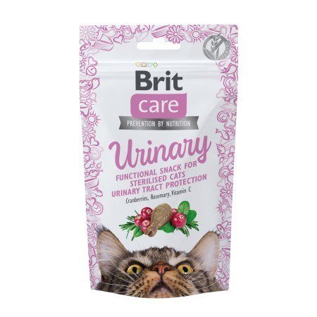 Brit Brit Care Cat Snack URINARY przysmak dla kota wykastrowanego 50g Brit Brit Care Cat Snack URINARY przysmak dla kota wykastrowanego 50g