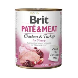 Brit Karma BRIT PATÉ & MEAT kurczak dla szczeniąt 800g