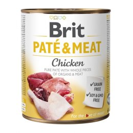 Brit Karma BRIT PATÉ & MEAT z kurczakiem dla psa 800g