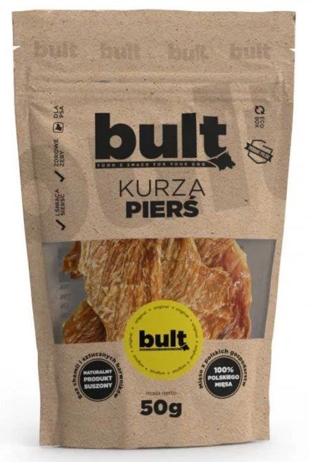 Bult BULT Eko przysmak kurza pierś 50g Bult BULT Eko przysmak kurza pierś 50g